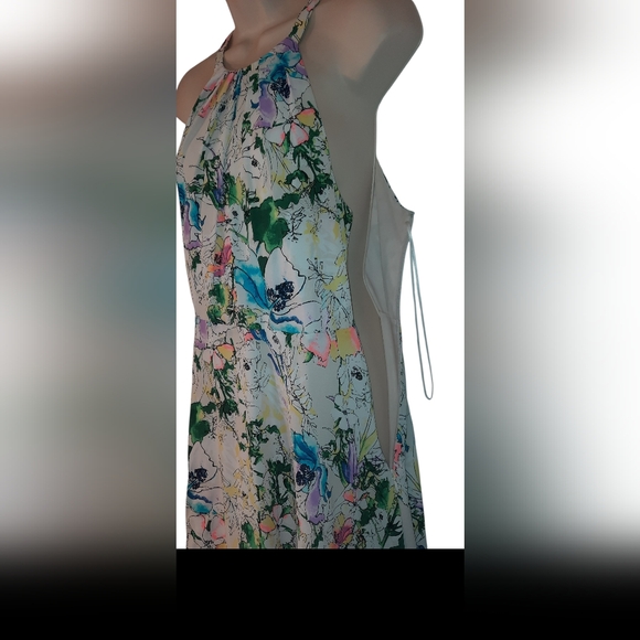 Express Multicolor Strapless Dress - Picture 3 of 11